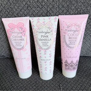 PICK ONE- Hand & Body Lotion - Creme Caramel, Pink Vanilla, Coco Rose 8oz